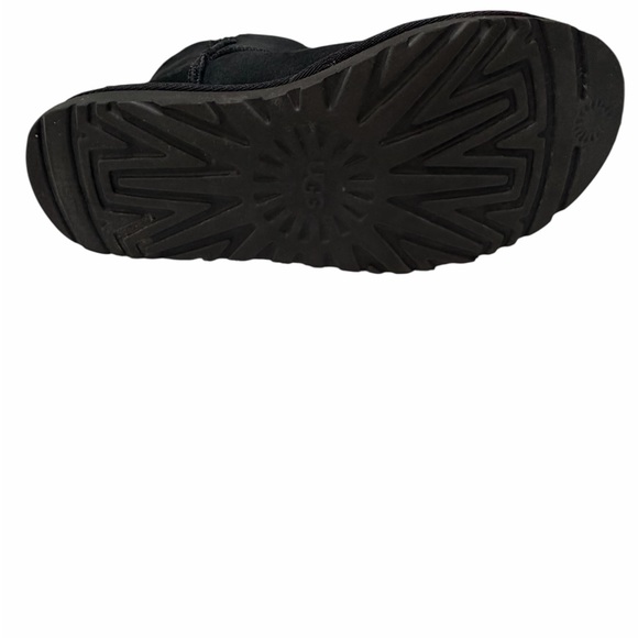 UGG Dark Suede Boots with Logo Detail - Picture 6 of 11